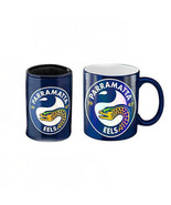 NRL Metallic Coffee Mug &amp; Can Cooler Pack - Parramatta Eels - $41.94