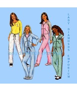 Girls Jacket Vest Hoodie Top Pants Jogging Suit 7 8 10 12 14 Butterick 3922 Uncu - $3.95