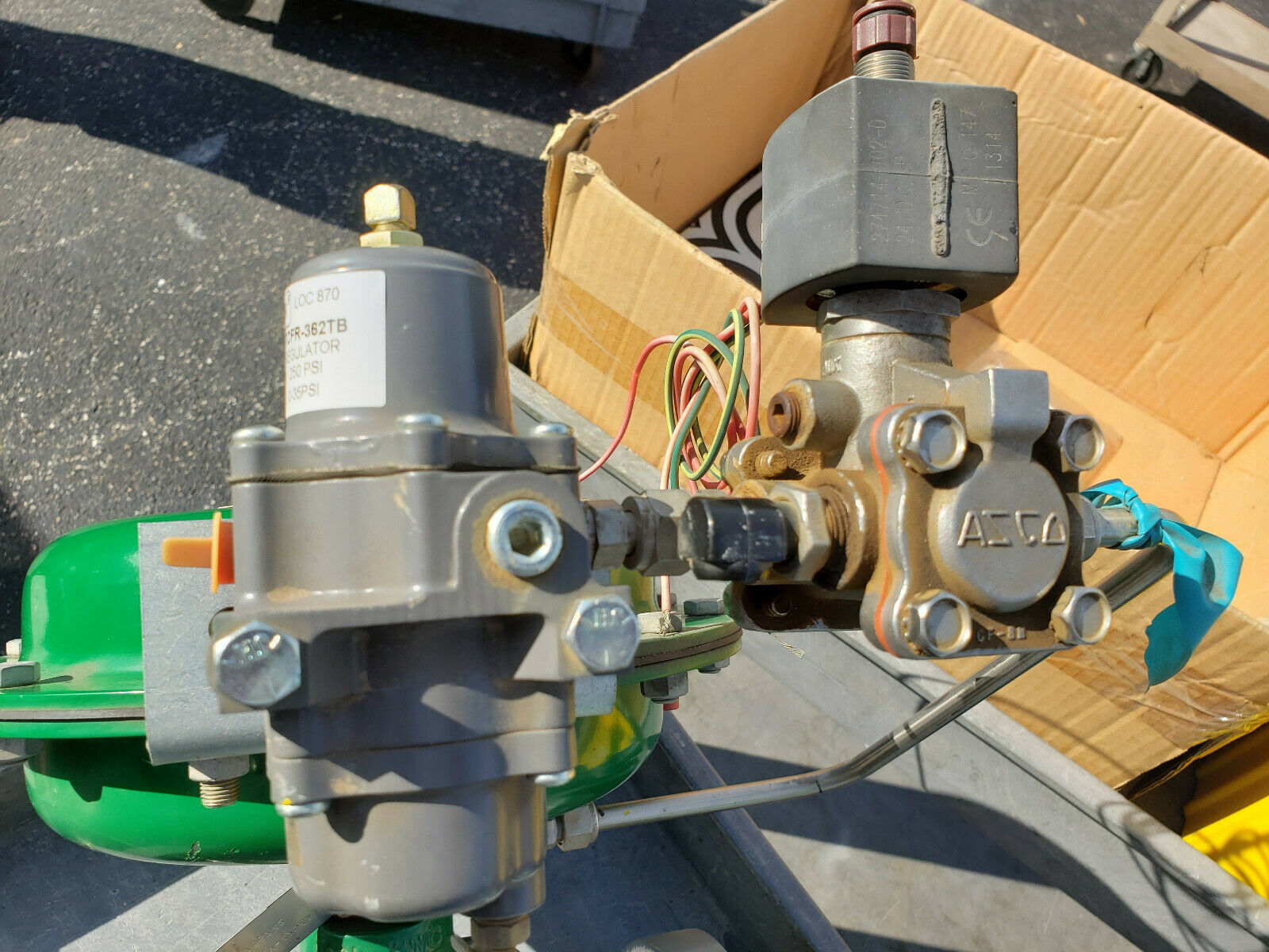 Fisher D3 ASCO CONTROL VALVE FLOPRO CL600/1500 PSI CWP SIZE 2 35 PSI