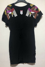 Yoana Baraschi Anthropologie Black Sequin Size 4 Batwing Dress - $39.59