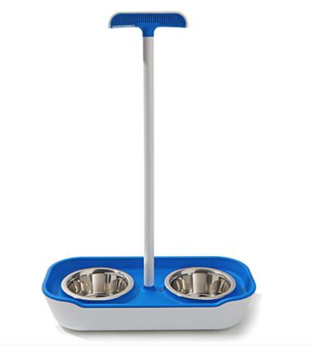 ReachaBowl Pet Bowl with Handle For Med Dogs Dishes, Feeders