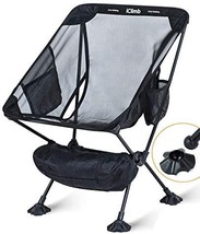 iClimb Ultralight Compact Camping Folding Beach Chair with Large Feet - £45.14 GBP