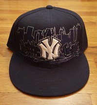 American Needle MLB NY NYY York Yankees Dark Navy Blue Graffiti Hat Cap ... - $49.99