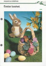 8" tall Easter Basket to Crochet Pattern Quick & Easy Crochet - $4.49