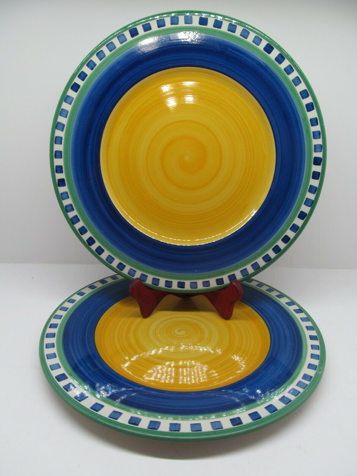 Primary image for Mikasa Firenze 13" Charger or Chop Plates Serving Platters Set of 2   Portugal