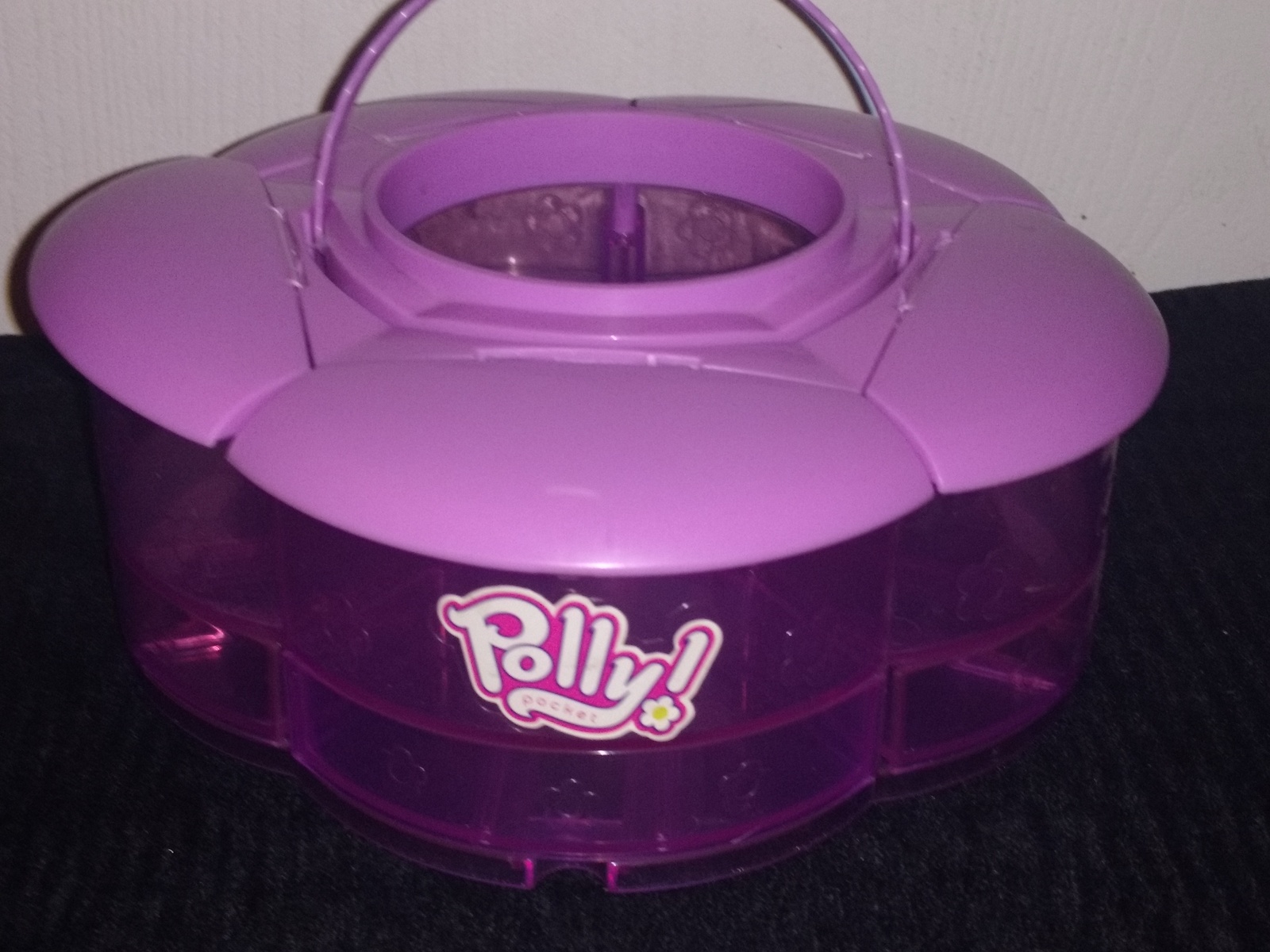 Polly Pocket Storage Carrying Case/Container Pink Flower Other