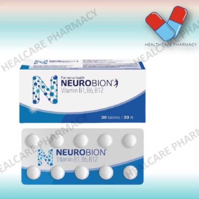 Neurobion Vitamin B1 B6, B12 B Complex For Nerve Pain Relief 60'S X 5 ...