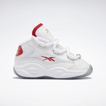 Reebok Question Mid Shoes - Toddler Ftwr White /Vector Red /Ftwr White HP2959 - $54.99
