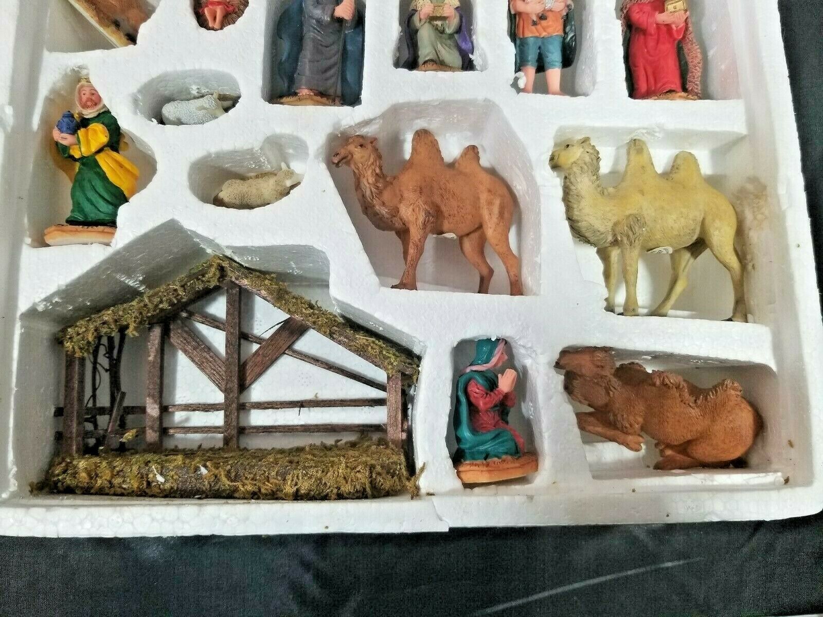 Lemax NATIVITY SCENE Village Collection Set of 14 Table Accents 33410
