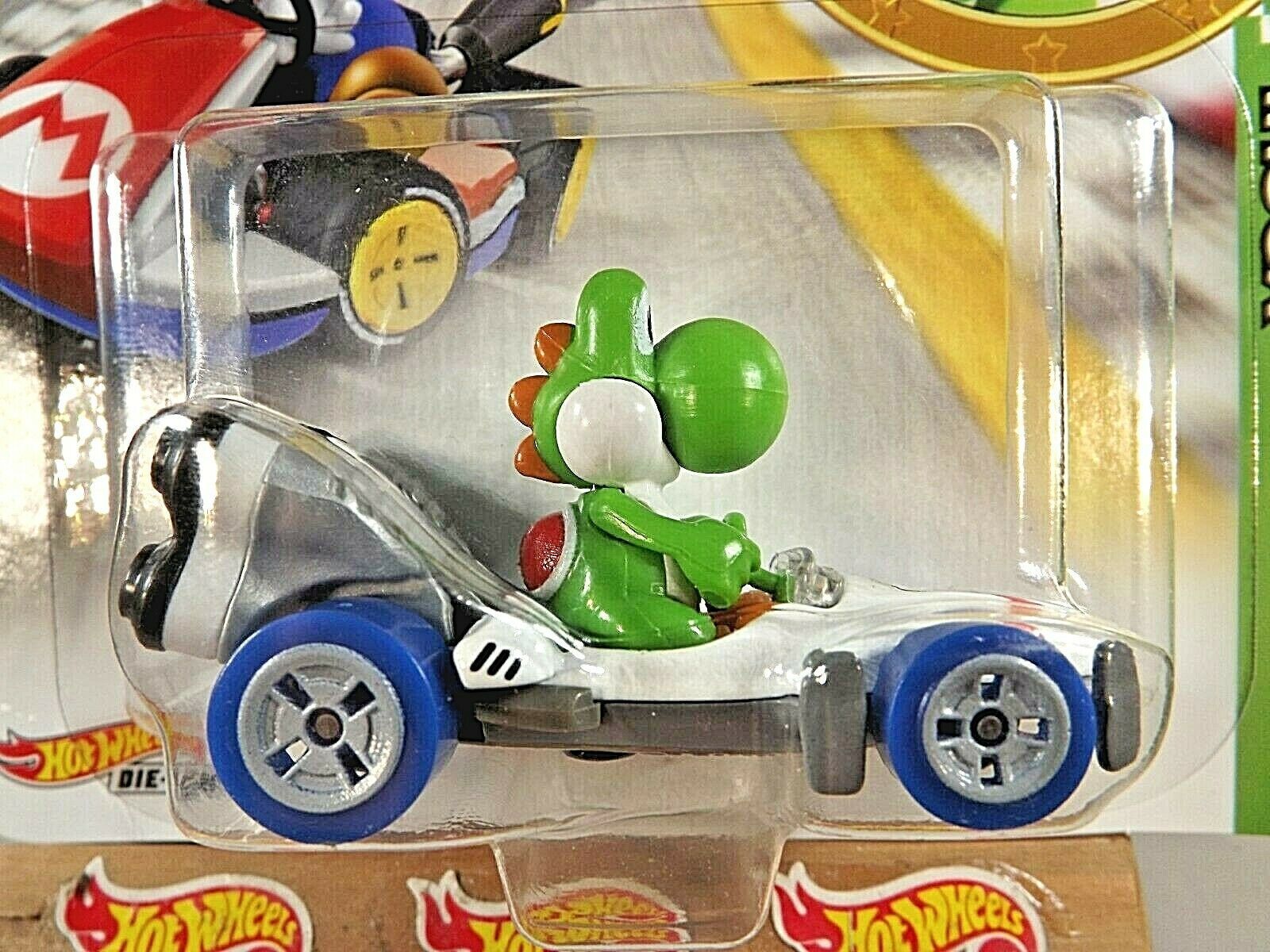 hot wheels mario kart yoshi b dasher