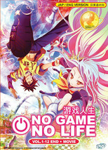 No Game No Life DVD 1-12 + Movie Zero (English Ver) Anime Ship From USA