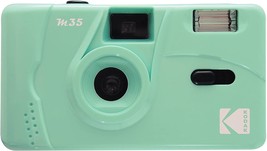 Kodak M35 35mm Film Camera, Reusable, Focus Free, Easy to Use, Build, Mint Green - $32.97