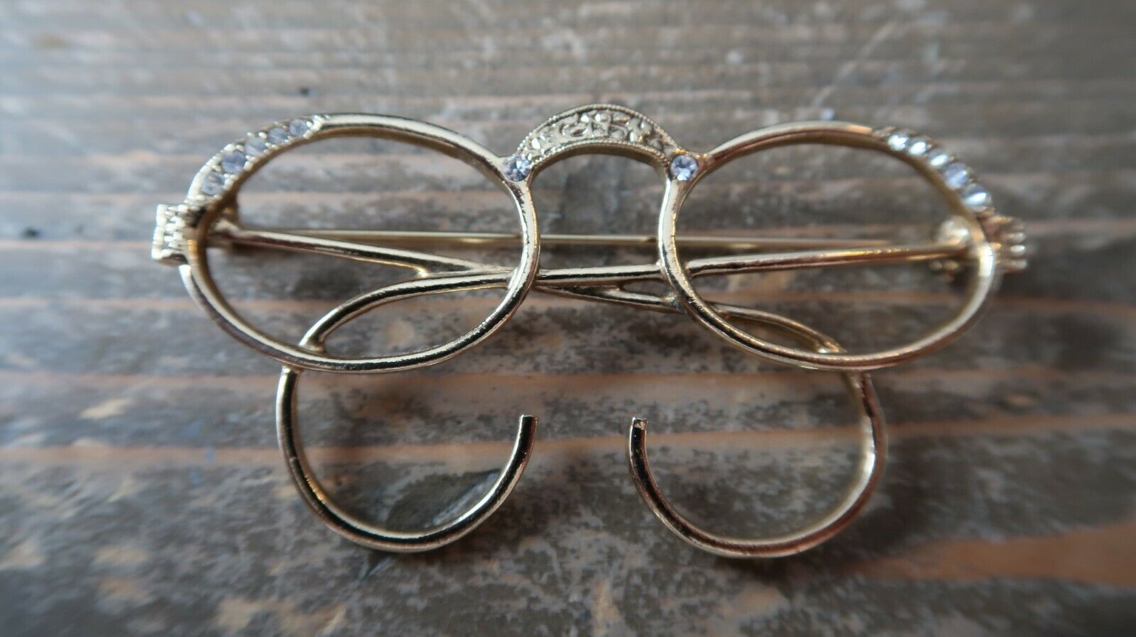 Vintage 1928 Eyeglasses Brooch 6 8cm Pins Brooches