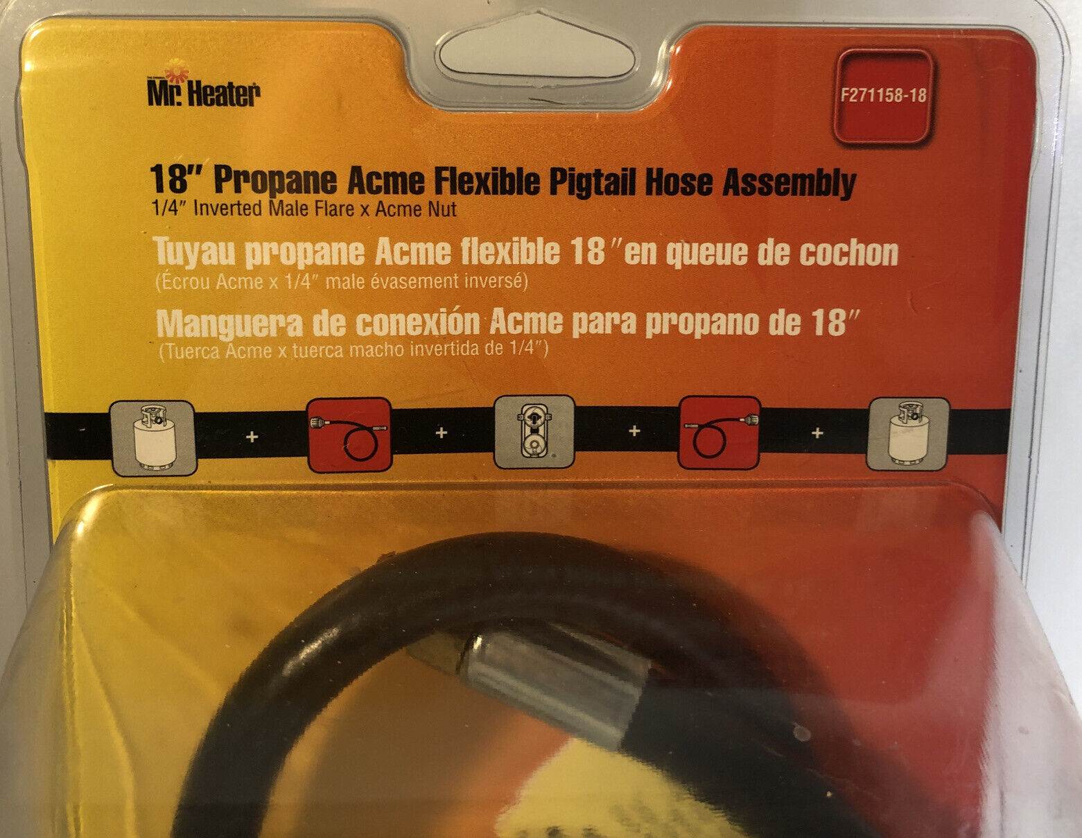 Mr Heater F271158-18 Acme Pigtail Hose, and similar items