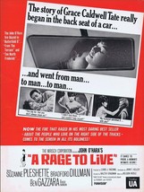A Rage to Live 1965 ORIGINAL Vintage 9x12 Industry Ad Suzanne Pleshette - $34.64
