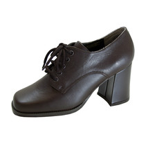 PEERAGE Ember Women&#39;s Wide Width Leather High-Heel Oxford Pumps - $49.95