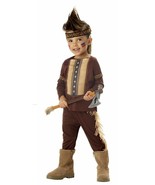 LIL&#39; WARRIOR NATIVE AMERICAN INDIAN BOYS HALLOWEEN COSTUME TODDLER LARGE... - $21.15