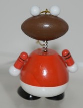 NFL Cleveland Browns Ball Man Wooden Football Head Ornament image 2