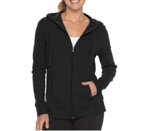 Image of Women's Tek Gear Dry Tek Long Sleeve Hoodie Jacket Lightweight Pick Your Color