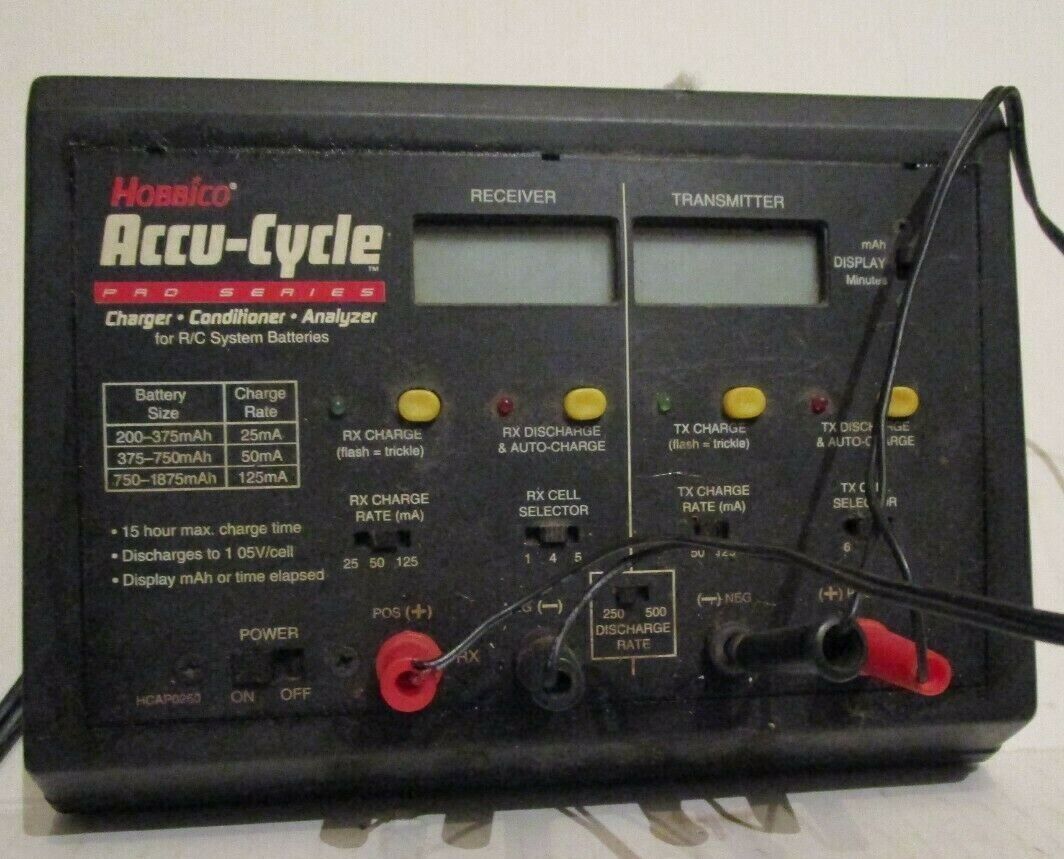 Hobbico AccuCycle Charger Conditioner Analyzer for R/C System