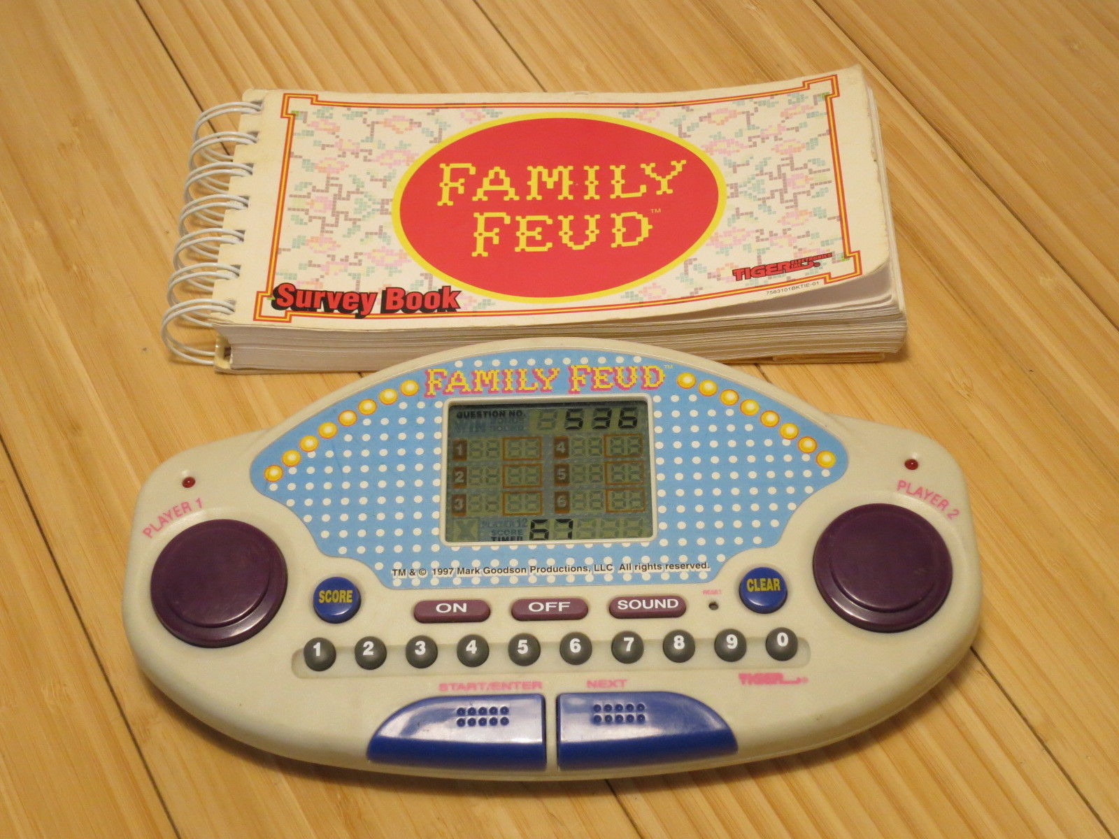 Jeopardy Tiger Electronic Handheld Game Cartridge and Book 3 Vintage1995 for sale online 