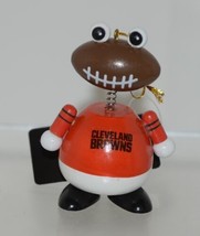 NFL Cleveland Browns Ball Man Wooden Football Head Ornament image 1