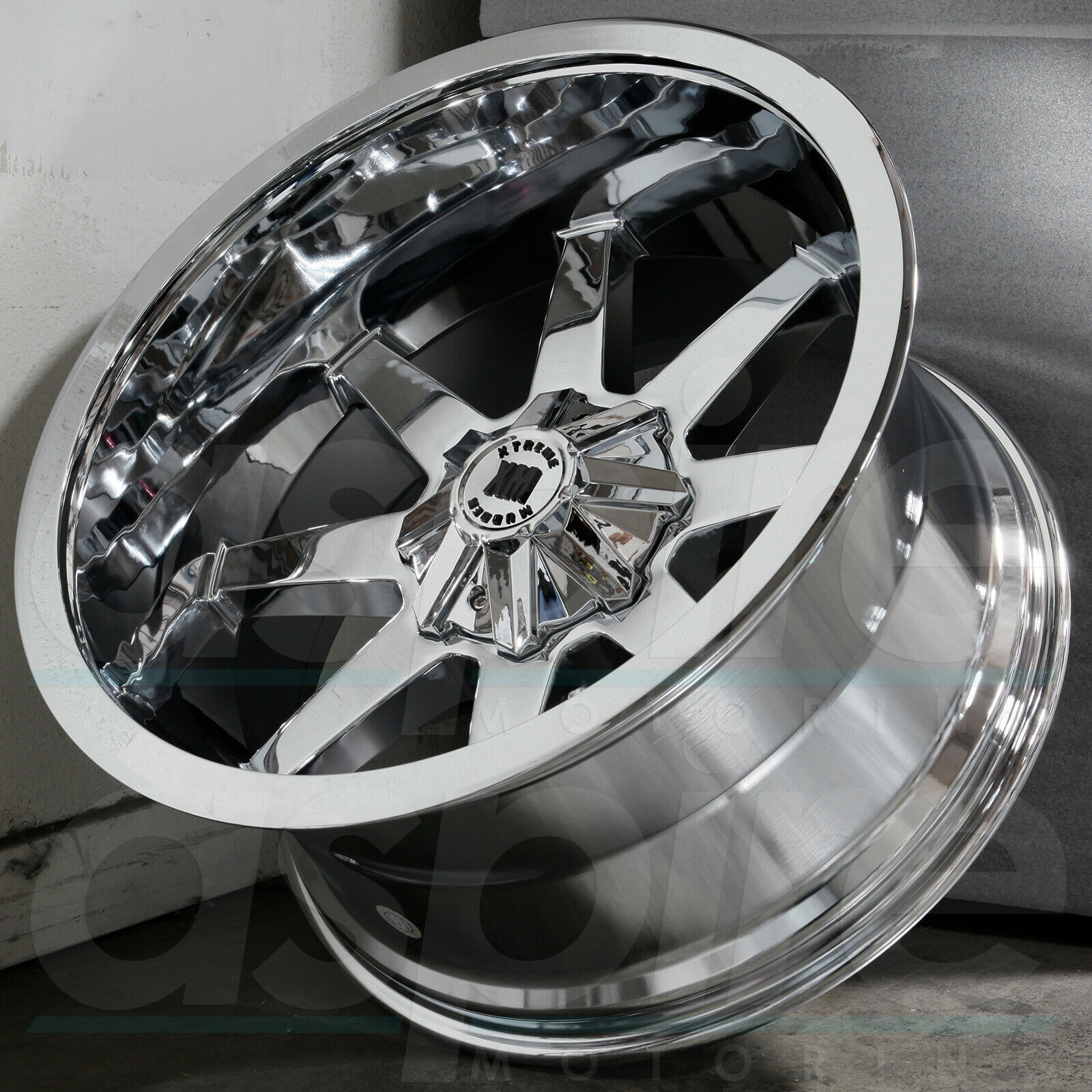 26x14 Xtreme Mudder XM304 8x170 -76 Chrome Wheels Rims Set(4) - Wheels