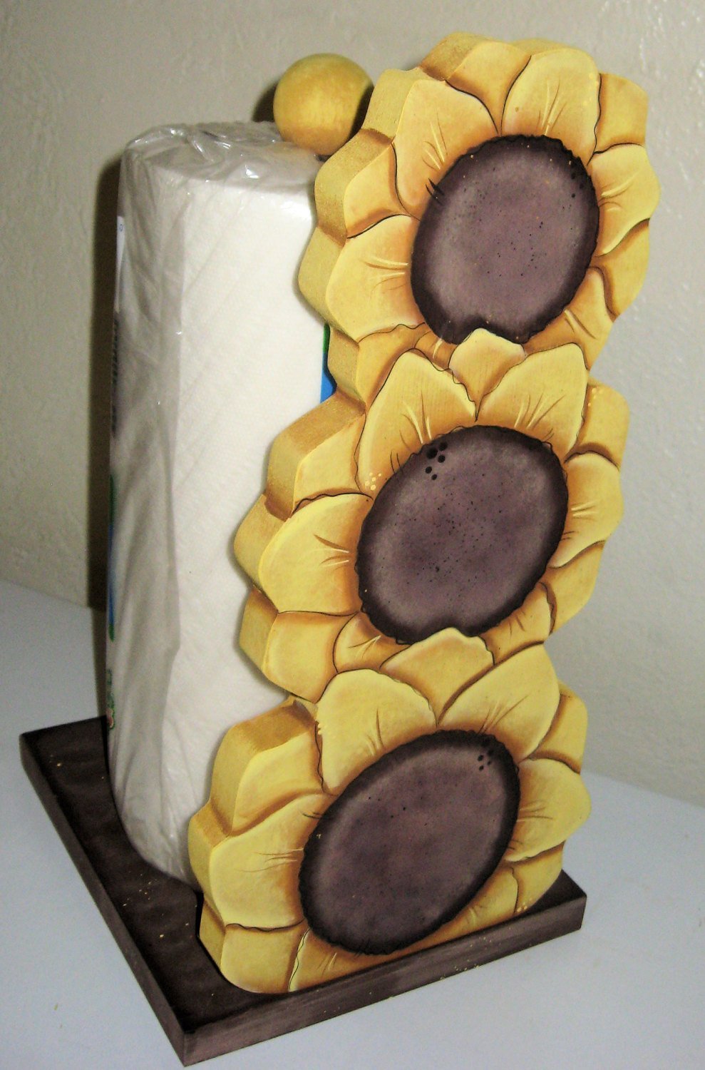 Sunflower Paper Towel Holder,Country Kitchen Decor,Sunflower Lovers
