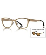 Tom Ford 5474 32E Gold Eyeglasses + Brown Clip TF5474-32E 53mm - $227.05
