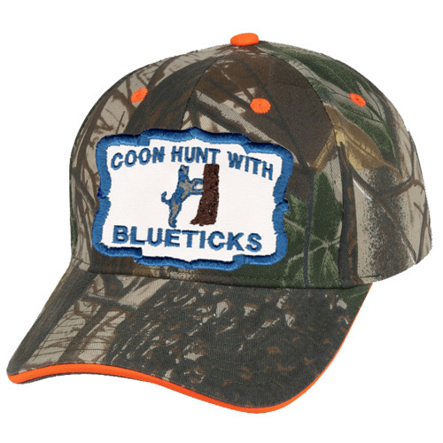 Cap Hat Caps Oak Camouflage Hunt Bluetick Patch Coon Dog Hunter Hound