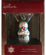 Hallmark Son 2018 Snowman Christmas Tree Ornament - New - $12.79