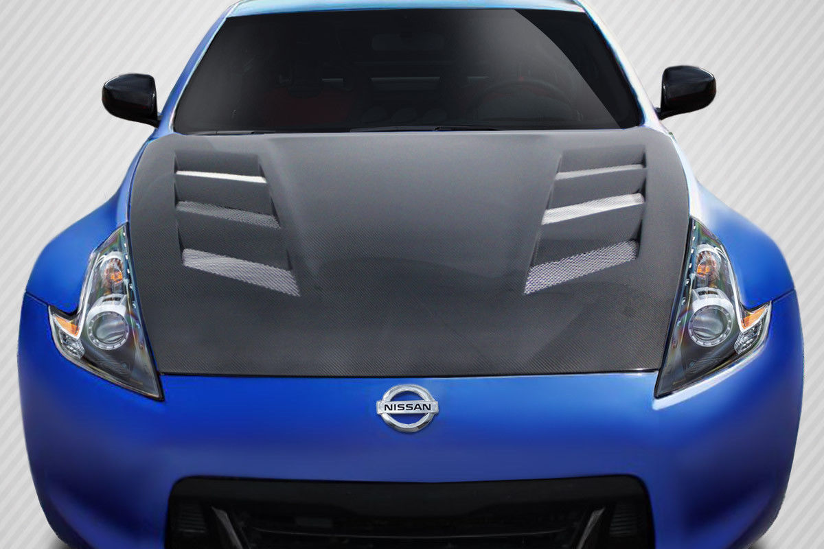 0919 Fits Nissan 370Z AMS Carbon Fiber Creations Body Kit Hood!!! 114386 Hoods