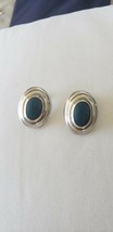 Vintage sterling silver clip on earrings signed 925 Mexico - $63.05