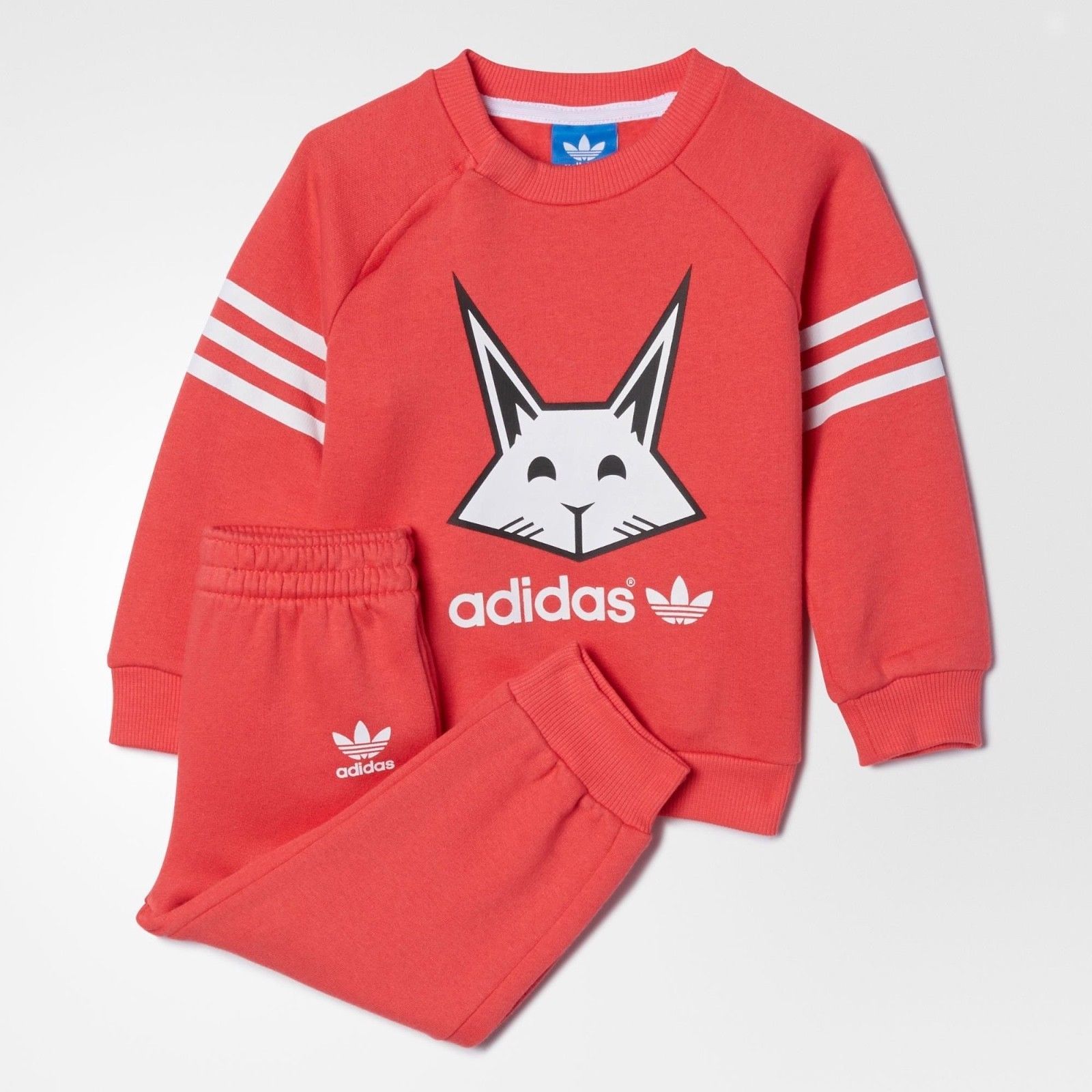 orange adidas tracksuit baby