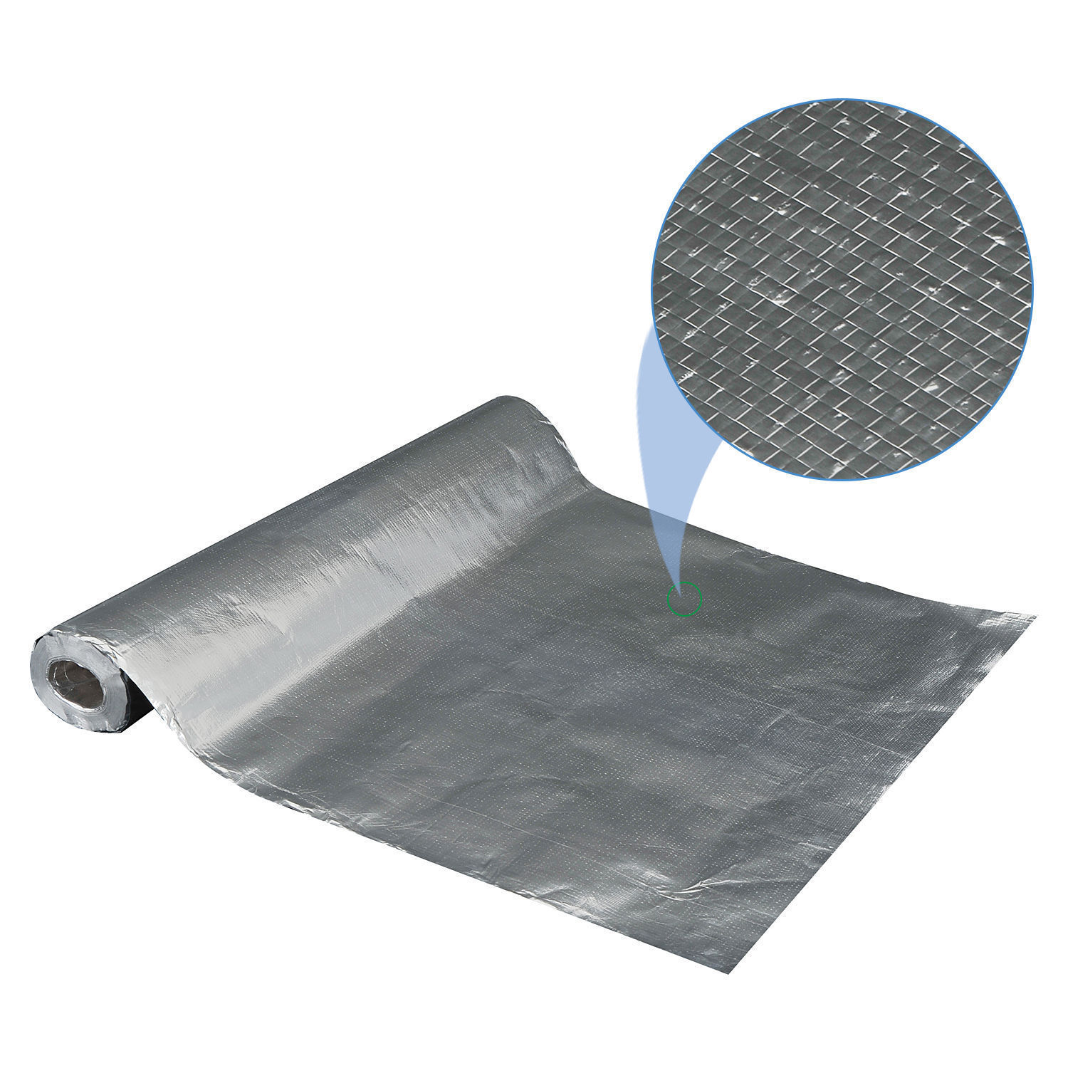 Solid Radiant Vapor Barrier Heat Shield Sauna Attic Foil 500qft 51inch Rafter