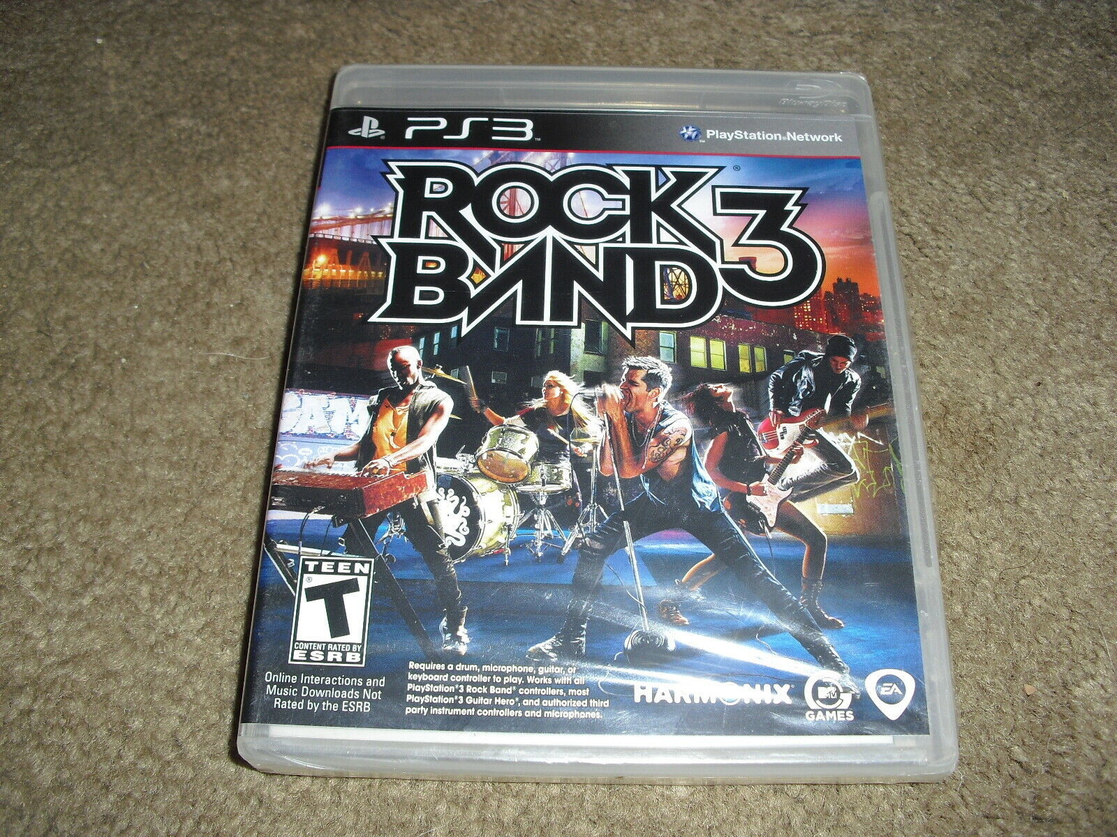 Rock Band 3 PS3 PlayStation III Harmonix MTV BRAND NEW SEALED GAME ONLY