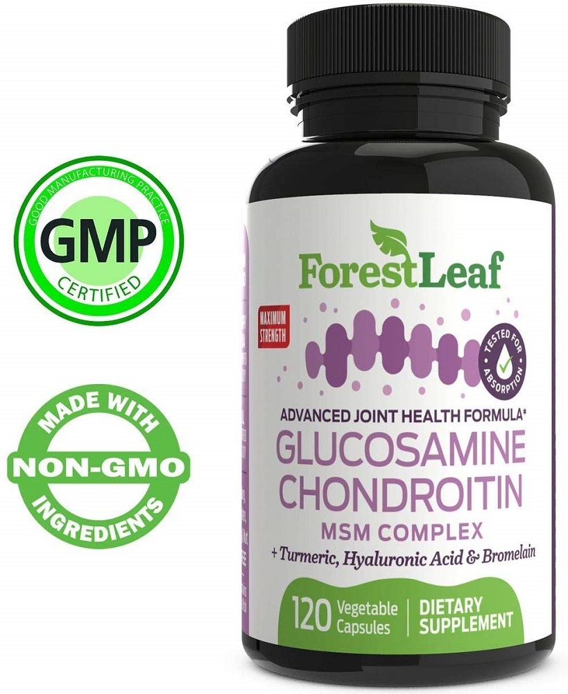 Glucosamine Chondroitin, Advanced MSM Complex 120 Vegetable Capsules