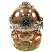 NauticalMart Full Size U.S. Navy Mark V Brass Diving Divers Helmet 
