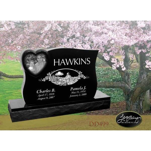 Legacy Series Granite Cemetery Monument Memorials Headstones, Grave