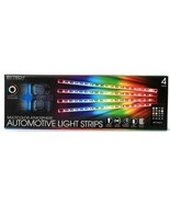 ByTech 4 Pk Multicolor Atmosphere Automotive Light Strips Changes Up To ... - $27.99