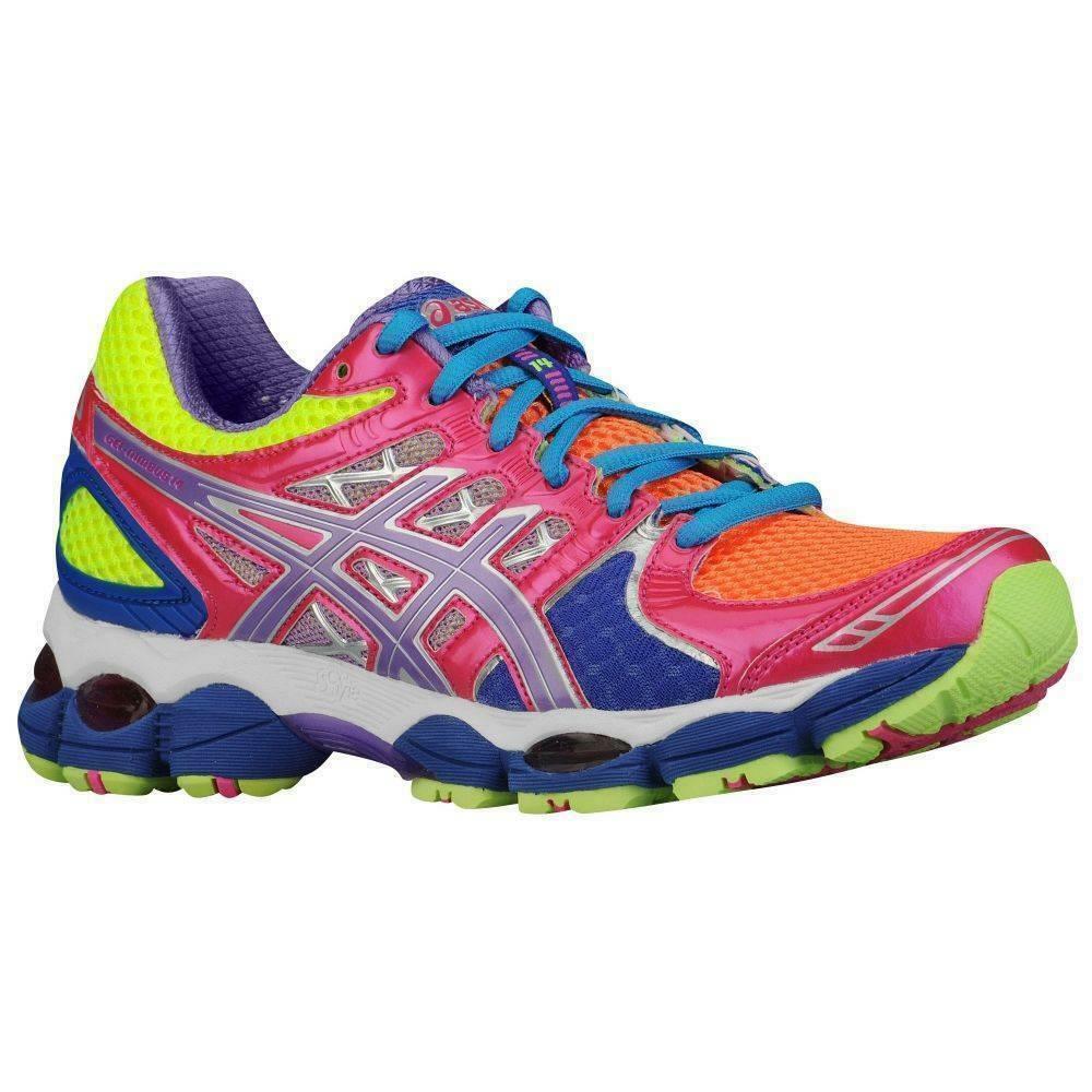 Women's Asics Gel-Nimbus 14 Running Shoes Lite Bright/Grape/Pink US 6 ...