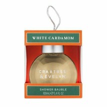 (2) Two Crabtree &amp; Evelyn Shower Bauble White Cardamom Body Wash 3.4 Fl Oz - $21.00