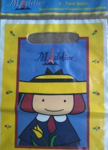 Primary image for Madeline Party Treat or Loot Sacks 8 in Package By Party Express Hallmark