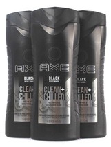 3 Count Axe 16 Oz Black Clean & Chilled Frozen Pear & Cedarwood Scent Body Wash - $34.99