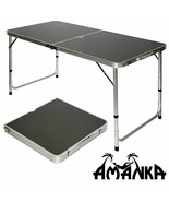 Table for Camping 120x60x70cm Folding Shape Case With 4 Stools - $348.63