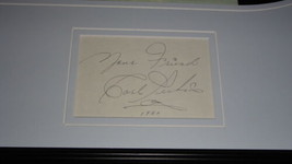 Carl Perkins Signed Framed 1962 Tennessee Record Album Display JSA image 2