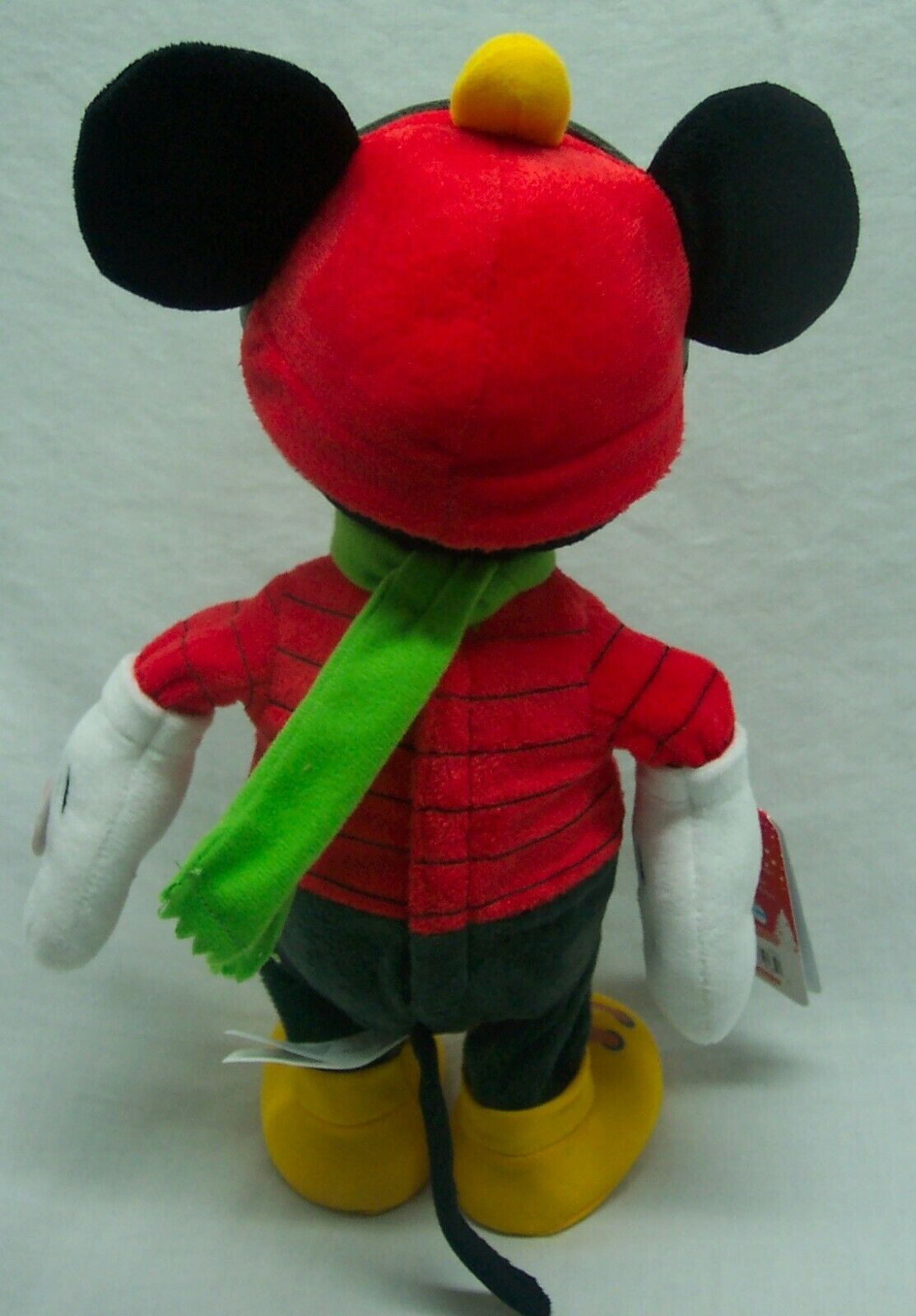 Disney HOLIDAY CHRISTMAS MUSICAL DANCING MICKEY MOUSE 13" Plush STUFFED