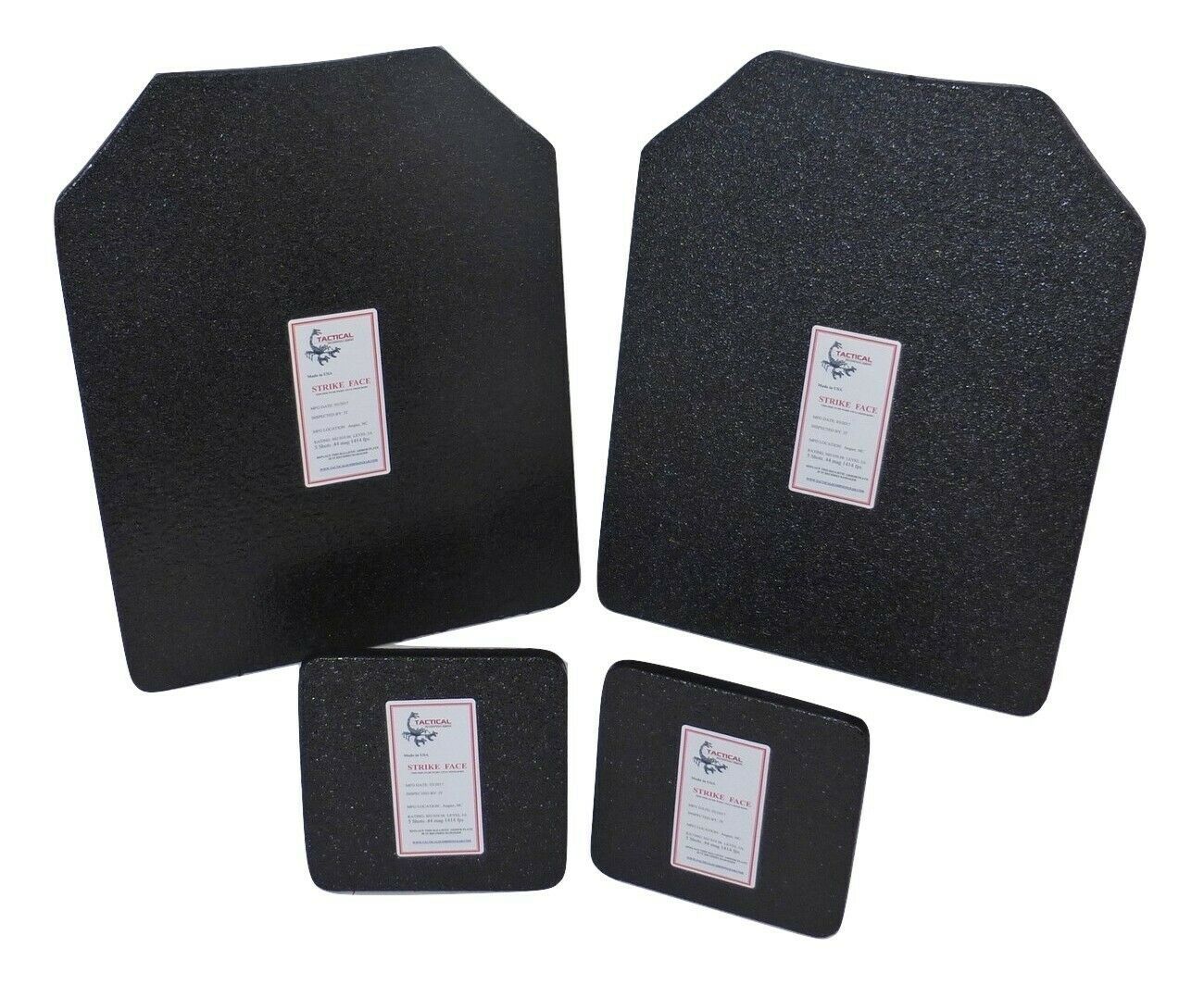 Tactical Scorpion Level IIIA Body Armor Pair Hard 11x14, 6x6 Plates ...