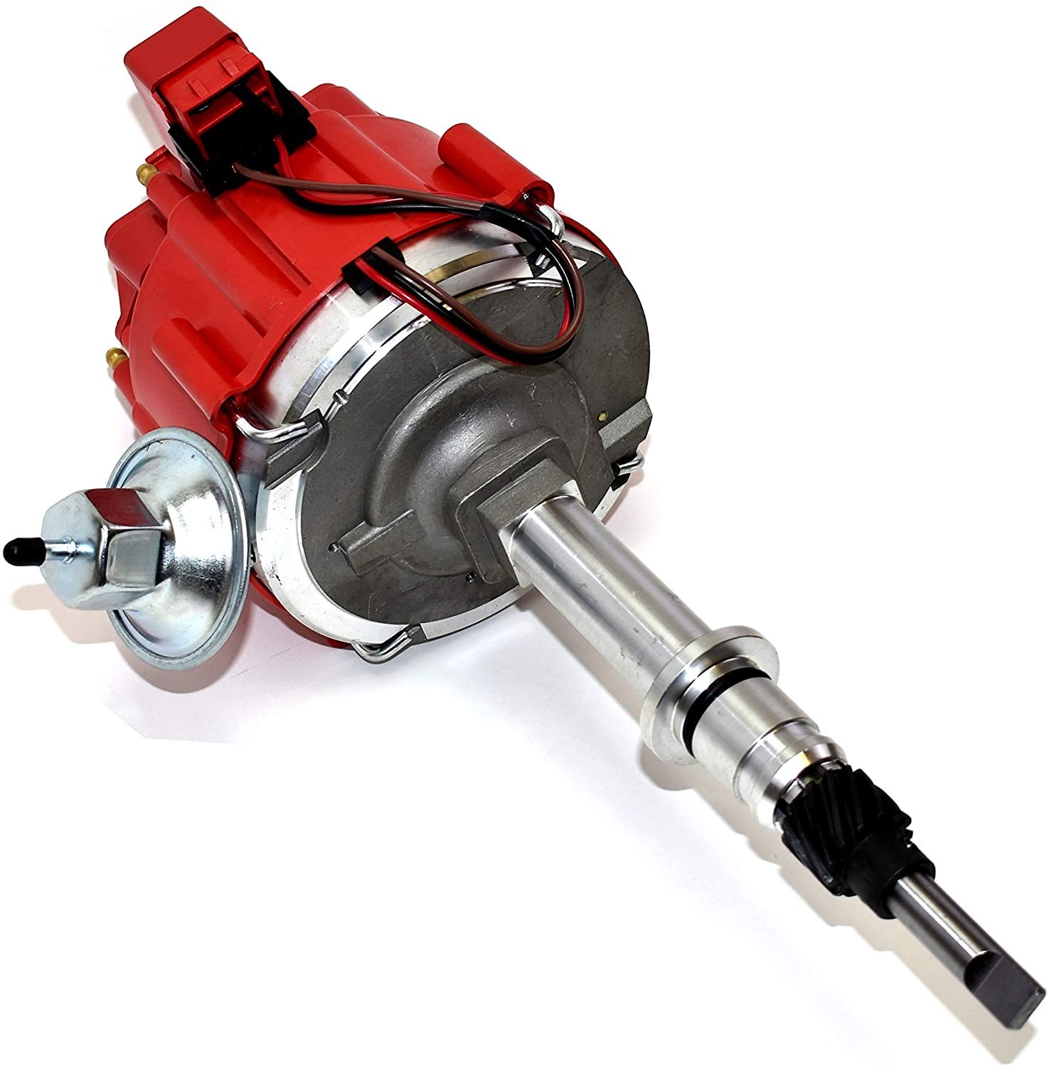 AMC JEEP INLINE 6 CYLINDER 232 258 HEI DISTRIBUTOR RED SPARK PLUG WIRES