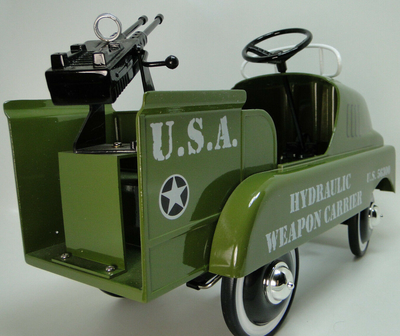 vintage pedal car jeep